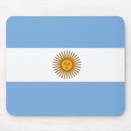 Alfombrilla para ratón con la bandera de Argentina マウスパッド (正面)