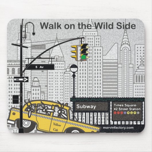 Alfombrilla para ratón de Marvin en New York マウスパッド (正面)