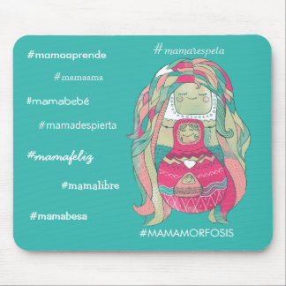 Alfombrilla para ratón hastags #mamamorfosis マウスパッド
