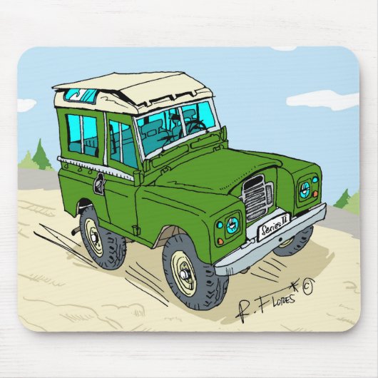 AlfombrillaLRoverSerieII235197 マウスパッド (正面)