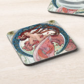 Alfons Mucha 1898 Dance コースター (左側)