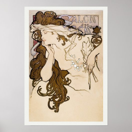 Alfons Mucha -  Art Nouveau Poster ポスター (正面)