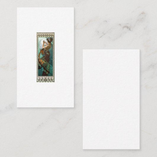 alfons mucha North Star 名刺 (正面/裏面)