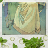 Alfons Mucha , “ Princess Hyacinth ” キッチンタオル (折り畳み)