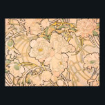 Alfonse Mucha Art Nouveau Peonies ポスター<br><div class="desc">This floral pattern is based on Alfonse Mucha Peonies,  a watercolor painting pattern from art nouveau artist Alfonse Mucha.</div>