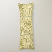 Alfonse Mucha Art Nouveau Peonies Botanical Art ボディピロー (裏面 (縦))