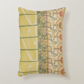 Alfonse Mucha Poppies Art Nouveau Floral Wallpaper アクセントクッション (正面(垂直))