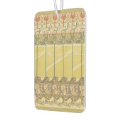 Alfonse Mucha Poppies Art Nouveau Floral Wallpaper カーエアーフレッシュナー (左)