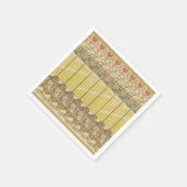 Alfonse Mucha Poppies Art Nouveau Floral Wallpaper スタンダードカクテルナプキン (角)