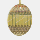 Alfonse Mucha Poppies Art Nouveau Floral Wallpaper セラミックオーナメント (右)