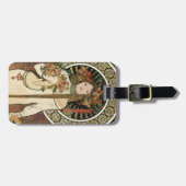 Alfonse Mucha Trappistine Nouveau ラゲッジタグ (正面横)