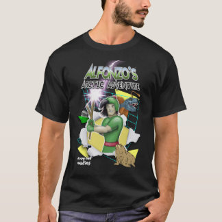Alfonzoの北極冒険80sのスタイル Tシャツ