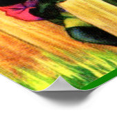 Alfred Mainzer cats登山とリンゴの木 ポスター (角)