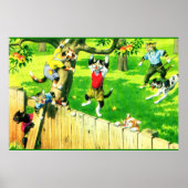 Alfred Mainzer cats登山とリンゴの木 ポスター (正面)