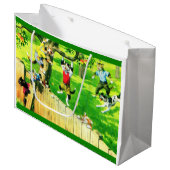 Alfred Mainzer cats登山とリンゴの木 ラージペーパーバッグ (正面アングル)