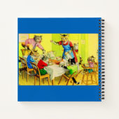 Alfred Mainzer cats Dinner Disaster ノートブック (裏面)