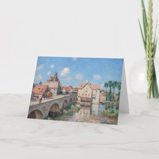 Alfred Sisleyのアートワーク – Le Pont de Moret カード (正面)