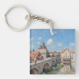 Alfred Sisleyのアートワーク – Le Pont de Moret キーホルダー