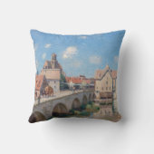 Alfred Sisleyのアートワーク – Le Pont de Moret クッション (裏面)