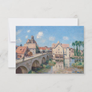 Alfred Sisleyのアートワーク – Le Pont de Moret サンキューカード