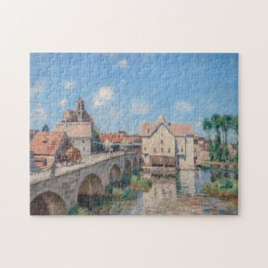 Alfred Sisleyのアートワーク – Le Pont de Moret ジグソーパズル (横)