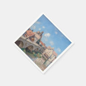 Alfred Sisleyのアートワーク – Le Pont de Moret スタンダードカクテルナプキン (角)