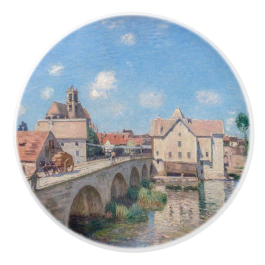 Alfred Sisleyのアートワーク – Le Pont de Moret セラミックノブ (正面)