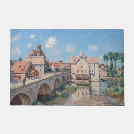 Alfred Sisleyのアートワーク – Le Pont de Moret ドアマット (正面)