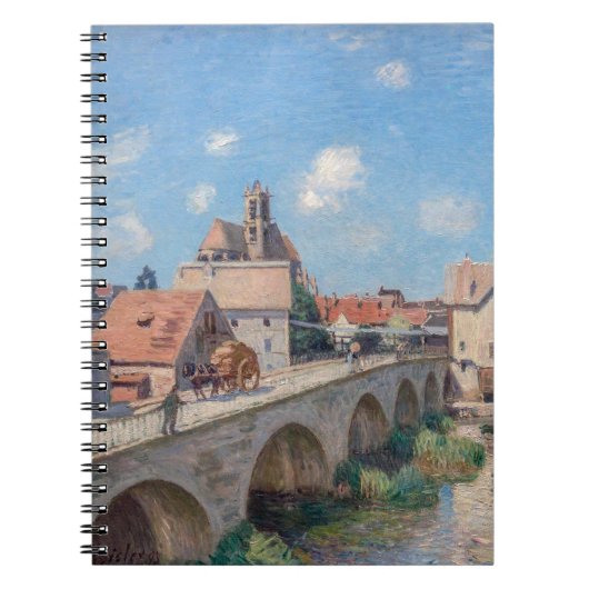 Alfred Sisleyのアートワーク – Le Pont de Moret ノートブック (正面)