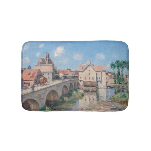 Alfred Sisleyのアートワーク – Le Pont de Moret バスマット (正面)