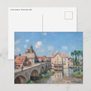 Alfred Sisleyのアートワーク – Le Pont de Moret ポストカード