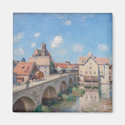 Alfred Sisleyのアートワーク – Le Pont de Moret マグネット (正面)