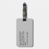 Alfred Sisleyのアートワーク – Le Pont de Moret ラゲッジタグ (裏面縦)