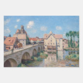 Alfred Sisleyのアートワーク – Le Pont de Moret ラッピングペーパーシート (正面2)