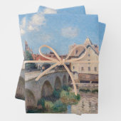 Alfred Sisleyのアートワーク – Le Pont de Moret ラッピングペーパーシート (インサイチュ)
