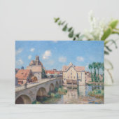 Alfred Sisleyのアートワーク – Le Pont de Moret 招待状 (スタンド正面)