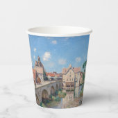 Alfred Sisleyのアートワーク – Le Pont de Moret 紙コップ (裏面)