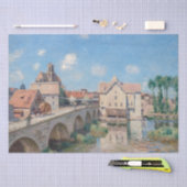 Alfred Sisleyのアートワーク – Le Pont de Moret 薄葉紙 (クラフト)