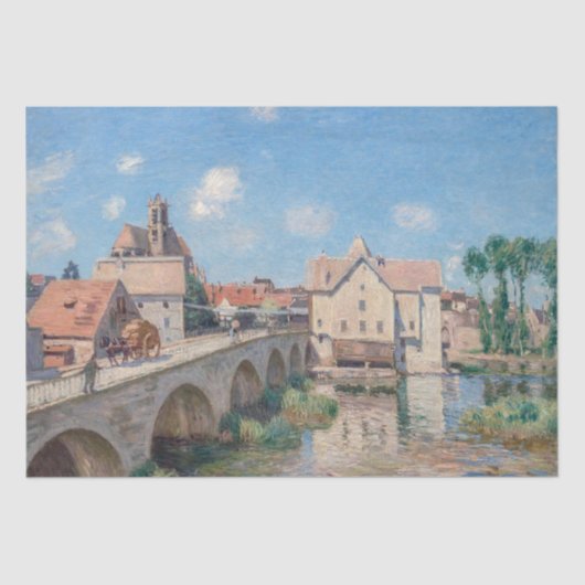 Alfred Sisleyのアートワーク – Le Pont de Moret 薄葉紙 (正面)