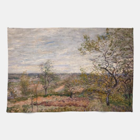 Alfred Sisley – ウィーディデイアットヴェネュー キッチンタオル (横)