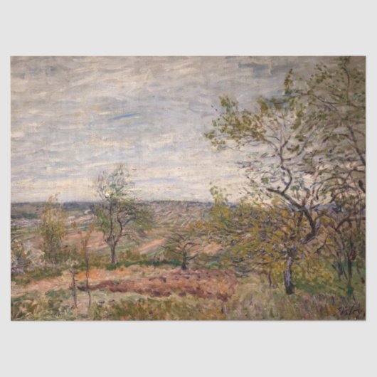 Alfred Sisley – ウィーディデイアットヴェネュー 薄葉紙 (正面)