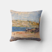 Alfred Sisley – サンマンメスのリバーバンクス クッション (裏面)