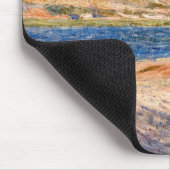 Alfred Sisley – サンマンメスのリバーバンクス マウスパッド (コーナー)