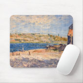 Alfred Sisley – サンマンメスのリバーバンクス マウスパッド (マウス)