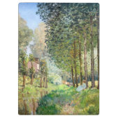 Alfred Sisley – ストリーム沿いの休憩 クリップボード (裏面)