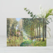 Alfred Sisley – ストリーム沿いの休憩 サンキューカード (スタンド正面)