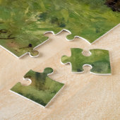 Alfred Sisley – ストリーム沿いの休憩 ジグソーパズル (側面)