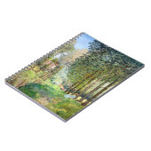 Alfred Sisley – ストリーム沿いの休憩 ノートブック (左側)