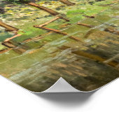 Alfred Sisley – ストリーム沿いの休憩 ポスター (角)