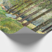 Alfred Sisley – ストリーム沿いの休憩 ラッピングペーパー (角)